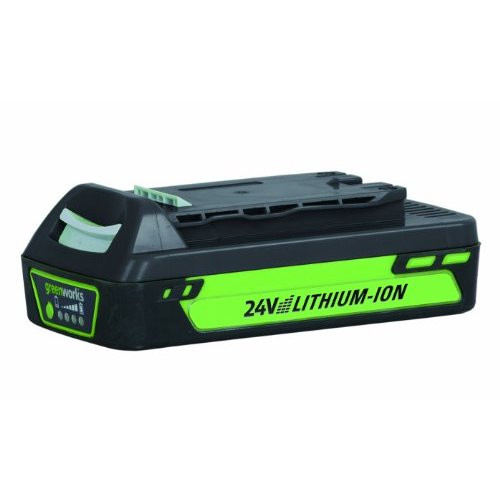 Batteries | Greenworks 29722 Enhanced 24V 2 Ah Lithium-Ion Battery image number 0