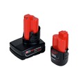 Impact Wrenches | Milwaukee 2552-22 M12 FUEL Brushless Lithium-Ion 1/4 in. Cordless Stubby Impact Wrench Kit with (1) 2 Ah and (1) 4 Ah Batteries image number 4