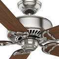 Ceiling Fans | Casablanca 59511 54 in. Traditional Panama DC Brushed Nickel Walnut Indoor Ceiling Fan image number 5