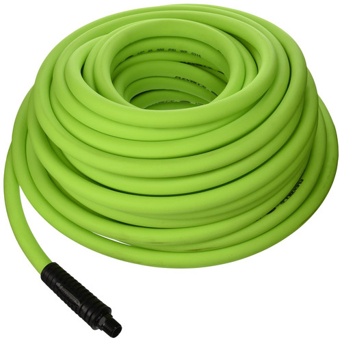 Air Hoses and Reels | Legacy Mfg. Co. HFZ12100YW3 1/2 in. x 100 ft. Flexzilla ZillaGreen Air Hose with 3/8 in. Ends image number 0