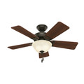 Ceiling Fans | Hunter 51014 42 in. Kensington New Bronze Ceiling Fan with Light image number 0