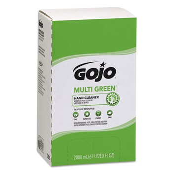  | GOJO Industries 7265-04 2000 mL Multi Green Hand Cleaner Refill - Citrus Scent, Green (4/Carton)
