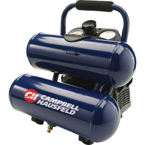 Portable Air Compressors | Campbell Hausfeld FP260200AV 2 Gallon Twinstack Air Compressor with Inflation Kit image number 0