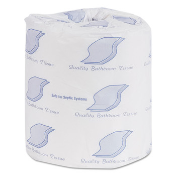  | GEN GN999 Septic Safe Wrapped 2-Ply Bath Tissue - White (300 Sheets/Roll 96 Rolls/Carton)