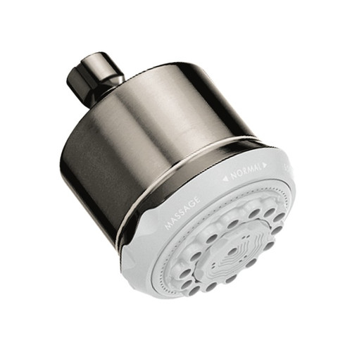 Fixtures | Hansgrohe 28496821 Clubmaster 3.63 in. Showerhead (Brushed Nickel) image number 0