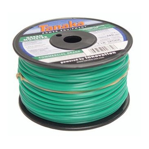 Trimmer Accessories | Tanaka 746595 0.130 in. x 855 ft. Green Monster Commercial Grade Trimmer Line Spool (3 lb.) image number 0