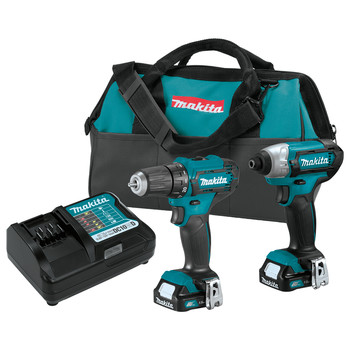  | Factory Reconditioned Makita CT232-R CXT 12V Max Lithium-Ion Cordless Drill Driver and Impact Driver Combo Kit (1.5 Ah)
