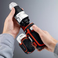 Drill Drivers | Factory Reconditioned Black & Decker BDCDMT112R 12V MAX Lithium-Ion MATRIX 3/8 in. Cordless Drill Driver Kit image number 3