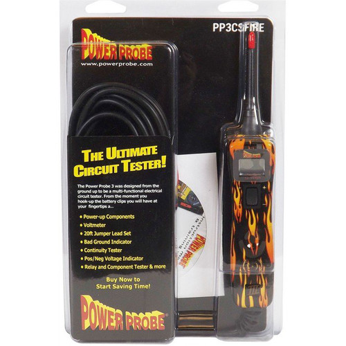 Diagnostics Testers | Power Probe PP3CSFIRE Power Probe III Circuit Tester (Fire) image number 0