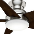 Ceiling Fans | Casablanca 59019 44 in. Contemporary Isotope Brushed Nickel Espresso Indoor Ceiling Fan image number 4