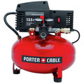 Portable Air Compressors | Porter-Cable PCFP02003 135 PSI 3.5 Gallon Oil-Free Pancake Compressor image number 1