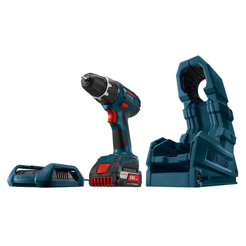 Drill Drivers | Factory Reconditioned Bosch WC18CHF-102DDS-RT 18V Lithium-Ion Compact Tough 1/2 in. Cordless Drill Driver Kit with Wireless Charger and Frame (2 Ah) image number 0