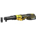 Cordless Ratchets | Dewalt DCF510GE1 20V MAX XR Brushless Lithium-Ion 3/8 in. and 1/2 in. Cordless Sealed Head Ratchet Kit with POWERSTACK Battery (1.7 Ah) image number 1