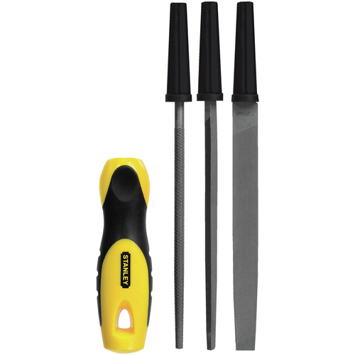 Handheld Electric Planers | Stanley 22-319 4 Piece File Set with Handle image number 0