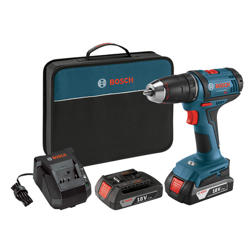 Drill Drivers | Bosch DDB181-02 18V Lithium-Ion 1/2 in. Cordless Drill Driver Kit (1.5 Ah) image number 0