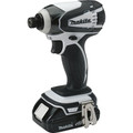 Impact Drivers | Makita XDT04CW 18V 1.5 Ah Cordless Lithium-Ion 1/4 in. Hex Compact Impact Driver Kit image number 1