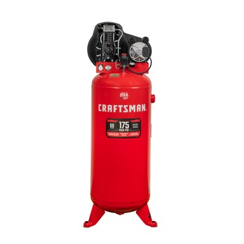 PRODUCTS | Craftsman CMXECXM601.COM 230V 20 Amp 3.7 HP Single Stage 60 Gallon 175 PSI 11.5 SCFM @ 90 PSI Oil-Lubricated Electric Vertical Corded Air Compressor