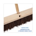 Brooms | Boardwalk BWK20118 18 in. Brush 3.25 in. Natural Palmyra Fiber Bristles Floor Brush Head image number 2