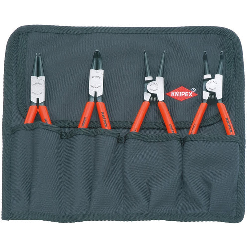 Pliers | Knipex 001956 4-Piece Snap Ring Pliers Set with Forged Tips image number 0