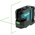 Rotary Lasers | Makita SK105GDNAX 12V max CXT Lithium-Ion Cordless Self-Leveling Cross-Line Green Beam Laser Kit (2 Ah) image number 6