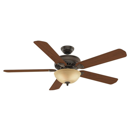 Ceiling Fans | Casablanca 55006 Ainsworth Gallery 60 in. Traditional Onyx Bengal Distressed Walnut Indoor Ceiling Fan image number 0