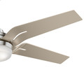 Ceiling Fans | Casablanca 59197 Correne 56 in. Brushed Nickel Champagne Plastic Indoor Ceiling Fan with Light and Remote image number 4