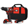 Drill Drivers | Factory Reconditioned Black & Decker BDCDHP220SB-2R 20V MAX Lithium-Ion 1/2 in. Cordless Drill Driver Kit image number 1