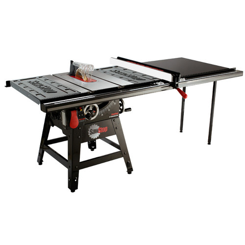 Table Saws | SawStop CNS175-TGP52 110V Single Phase 1.75 HP 15 Amp 10 in. Contractor Saw with 52 in. Professional Series T-Glide Fence System image number 0