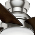 Ceiling Fans | Casablanca 59019 44 in. Contemporary Isotope Brushed Nickel Espresso Indoor Ceiling Fan image number 5