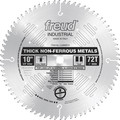 Blades | Freud LU89M010 10 in. 72 Tooth Thick Non-Ferrous Metal Saw Blade image number 0