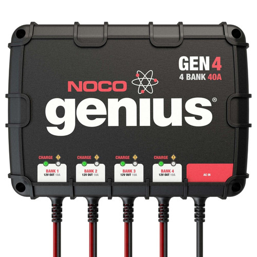 Battery Chargers | NOCO GEN4 GEN Series 40 Amp 4-Bank Onboard Battery Charger image number 0