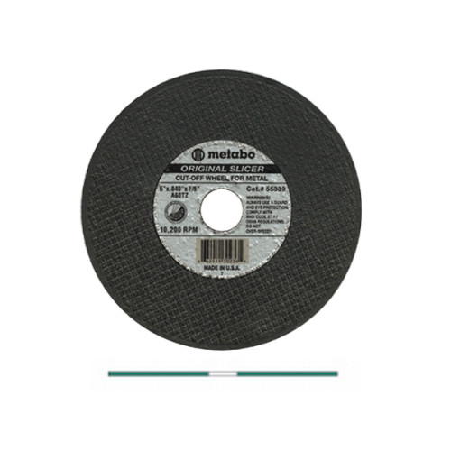Grinding Sanding Polishing Accessories | Metabo 655331000-900 4-1/2 in. x 0.040 in. A60TZ Type 1 SLICER Cutting Wheels (900 Pc) image number 0