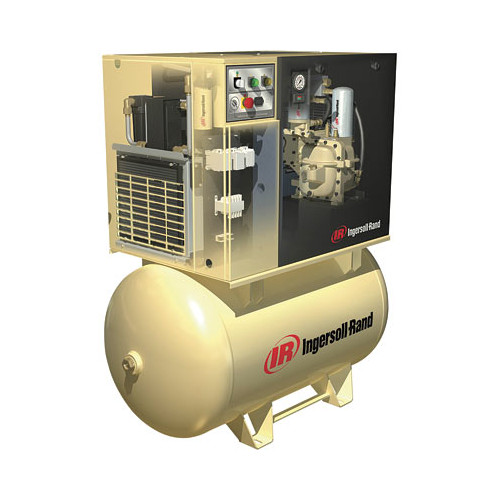 Stationary Air Compressors | Ingersoll Rand UP6-15CTAS-A Total Air System 15 HP 80 Gallon Oil-Lube Rotary Screw Truck Mount Air Compressor image number 0