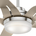 Ceiling Fans | Casablanca 59197 Correne 56 in. Brushed Nickel Champagne Plastic Indoor Ceiling Fan with Light and Remote image number 3