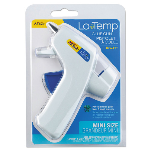 Caulk and Adhesive Guns | AdTech 0450 Mini Glue Gun Low Temp White - 10W image number 0