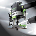 Plunge Base Routers | Festool OF 1400 EQ Plunge Router with CT 26 E 6.9 Gallon HEPA Mobile Dust Extractor image number 4