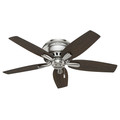 Ceiling Fans | Hunter 51082 42 in. Newsome Brushed Nickel Ceiling Fan with Light image number 1