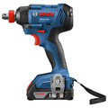 Impact Drivers | Factory Reconditioned Bosch GDX18V-1600B12-RT 18V Freak Lithium-Ion 1/4 in. and 1/2 in. Cordless Two-In-One Bit/Socket Impact Driver Kit (2 Ah) image number 2