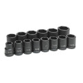 Sockets | Grey Pneumatic 8038 14-Piece 3/4 in. Drive 6-Point SAE Standard Impact Socket Set image number 1