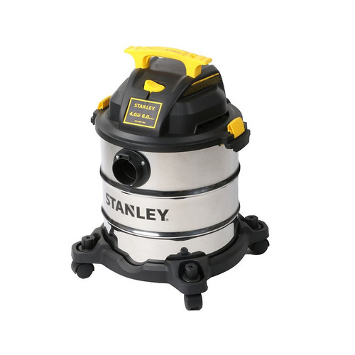 Wet / Dry Vacuums | Stanley SL18116 4.0 Peak HP 6 Gal. Portable S.S. Wet Dry Vacuum with Casters image number 0
