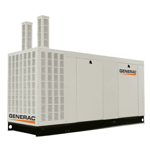 Standby Generators | Generac QT13068KVAC Liquid-Cooled 6.8L 130kW 277/480V 3-Phase Propane Aluminum Commercial Generator (CARB) image number 0