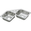 Fixtures | Elkay DE217324 Dayton Drop In 32 in. x 32 in. Dual Basin Kitchen Sink (Stainless Steel) image number 0