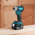 Impact Drivers | Makita XDT12M LXT 18V Cordless Lithium-Ion 1/4 in. Brushless Quick-Shift 4-Speed Impact Driver Kit image number 3
