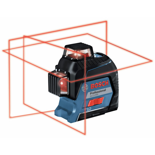 Laser Levels | Factory Reconditioned Bosch GLL3-300-RT 360 Degrees Three-Plane Leveling and Alignment-Line Laser image number 0