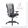  | Alera ALEEL42BME10B Elusion Series Mid-Back Swivel/Tilt Mesh Chair with 17.9 in. - 21.8 in. Seat Height - Black image number 4