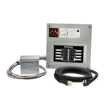 GENERATORS | Generac 9855 HomeLink 50-Amp Indoor Pre-wired Upgradeable Manual Transfer Switch Kit for 10-16 Circuits