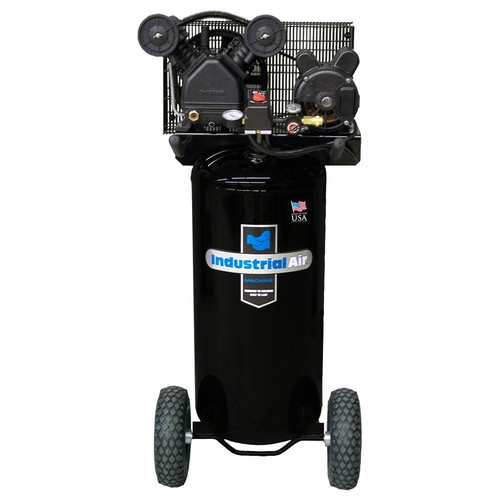 Portable Air Compressors | Industrial Air IL1682066.MN 1.6 HP 20 Gallon Oil-Lube Vertical Dolly Air Compressor image number 0