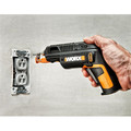Electric Screwdrivers | Worx WX255L 4V Cordless Lithium-Ion SD Semi-Automatic 1/4 in. Screwdriver with Screw Holder image number 3