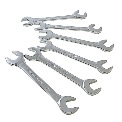 Angled Wrenches | Sunex 9926 6-Piece Metric Jumbo Angle Head Wrench Set image number 0