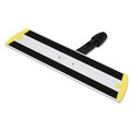 Mops | Rubbermaid Commercial HYGEN FGQ56000YL00 HYGEN 17 in. Quick Connect Single-Sided Aluminum Wet/Dry Mop Frame - Yellow image number 1